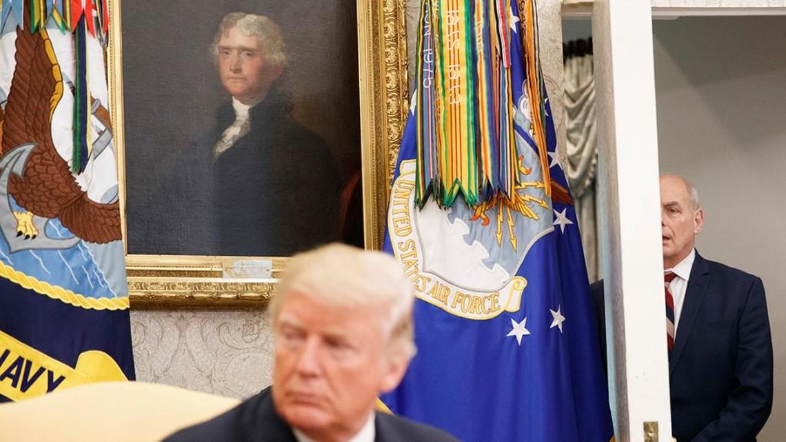 Chief of Staff John Kelly told visiting senators that the White House was “a miserable place to work,” according to a person with direct knowledge of the comment.