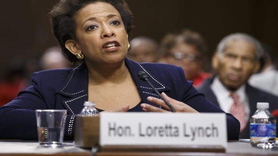 
Senate Minority Leader Dick Durbin of Illinois says Republicans are forcing attorney general nominee Loretta Lynch to “sit in the back of the bus.”
