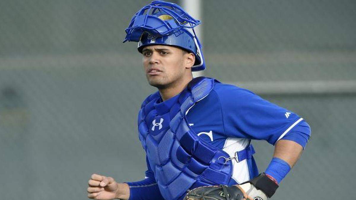 
Royals catcher Francisco Pena during spring training last month in Surprise, Ariz.
