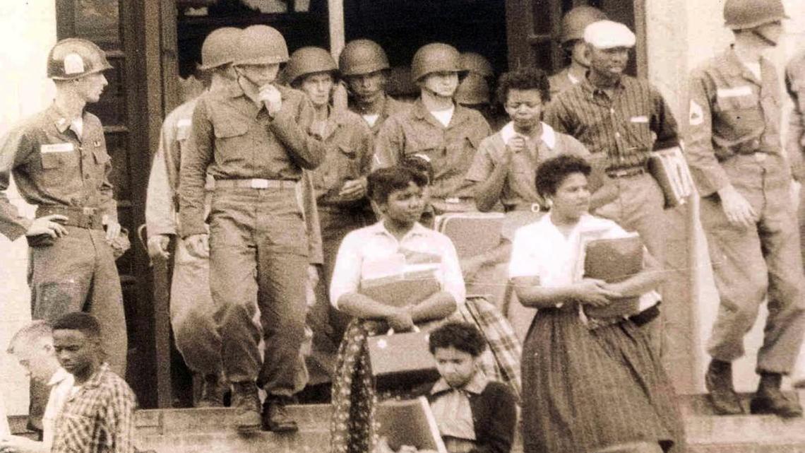 The 1957 desegregation of Little Rock Central High School in Arkansas was a milestone in the civil rights movement.