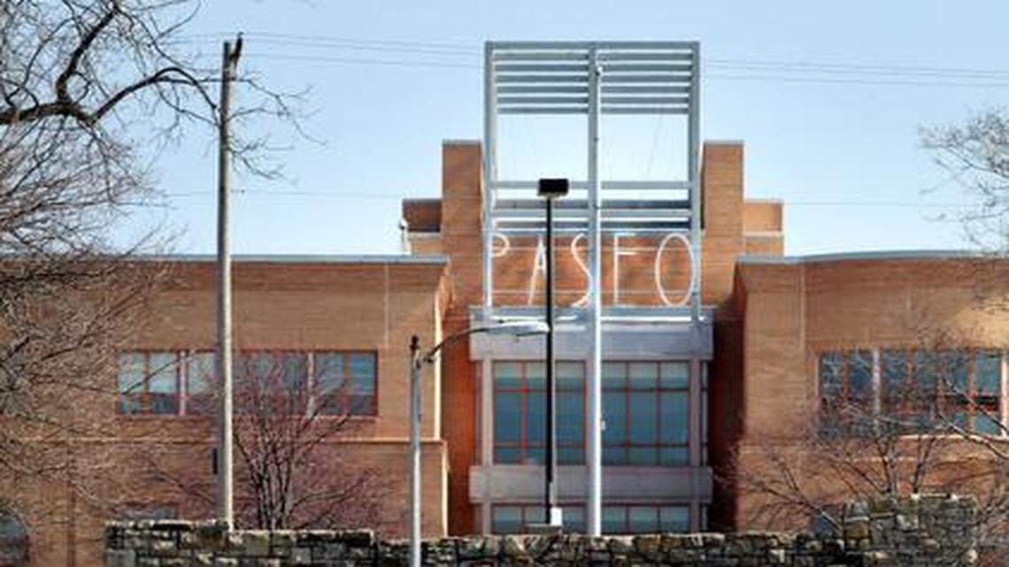 
The traditional Paseo rocks still remain in front of the high school, which was torn down and rebuilt.

