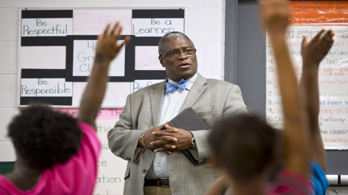 Kansas City, Mayor Sly James spoke to a group of fourth grade students at the Boys and Girls Clubs' Thornberry Unit and their Summer Atomic Blast Summer Camp program. The program participates in the Turn The Page KC initiative to help get all children reading at grade level by the third grade.