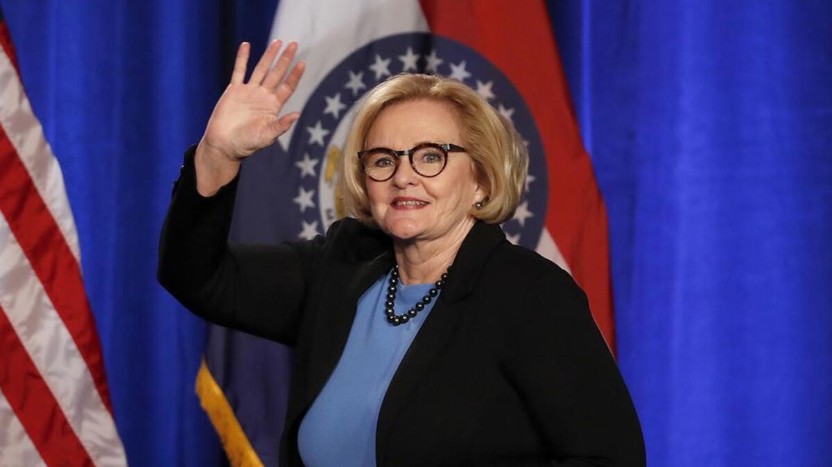 Outgoing U.S. Sen. Claire McCaskill