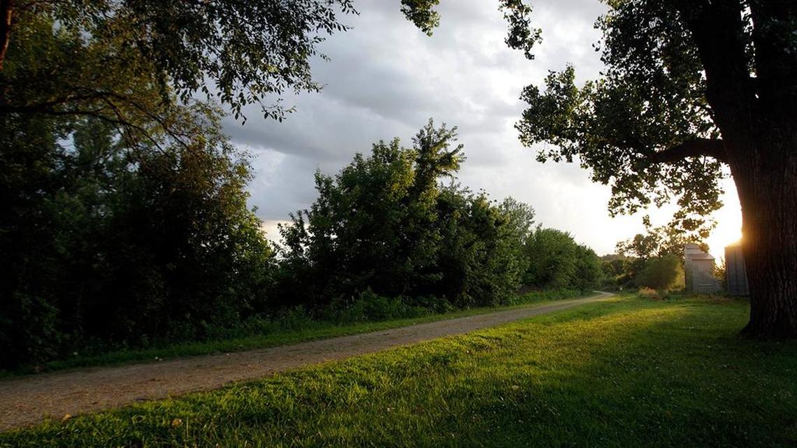 The 239-mile-long Katy Trail in Treloar, Mo.