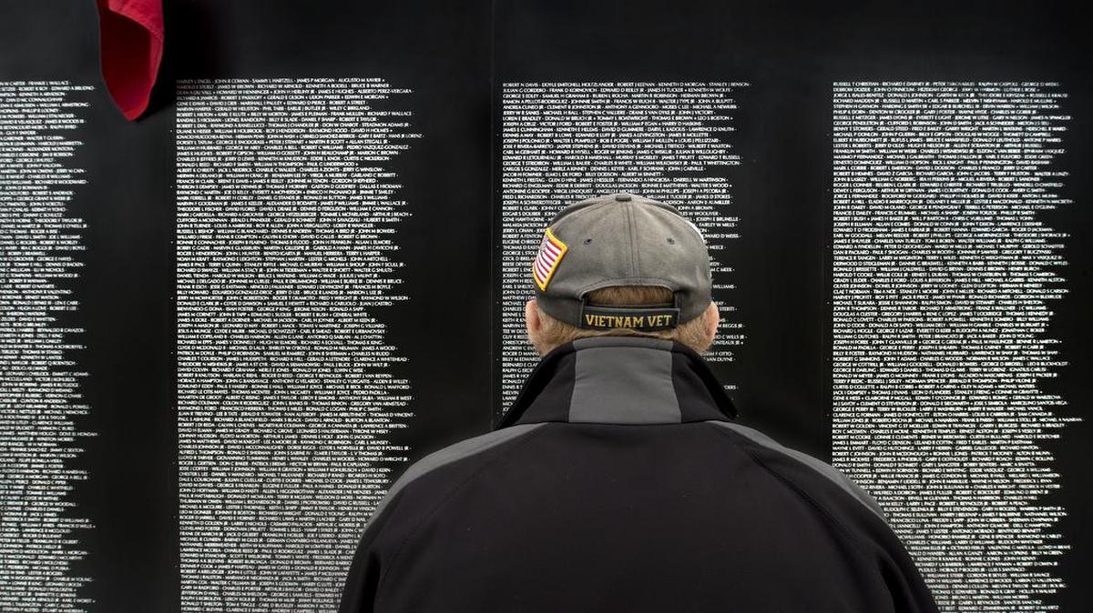
The Traveling Wall, a replica of the Vietnam Veterans Memorial in Washington, D.C., was installed recently on the grounds of the National World War I Museum in Kansas City.
