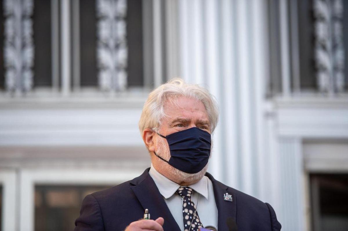 Dr. Rex Archer, the retiring director of Kansas City Health Department, in November 2020. Archer said employers should be considering vaccine mandates or incentives for workers.