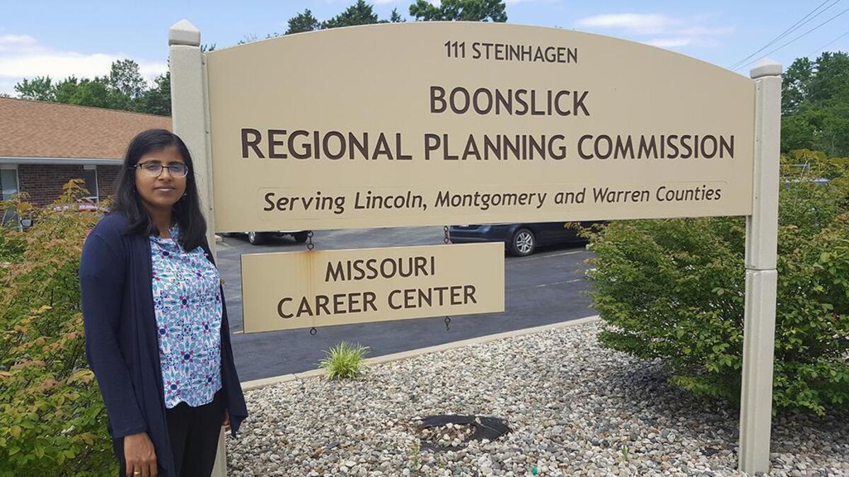 Krishna Priya works with companies in three counties and 27 communities in Missouri’s Boonslick region northwest of Columbia.