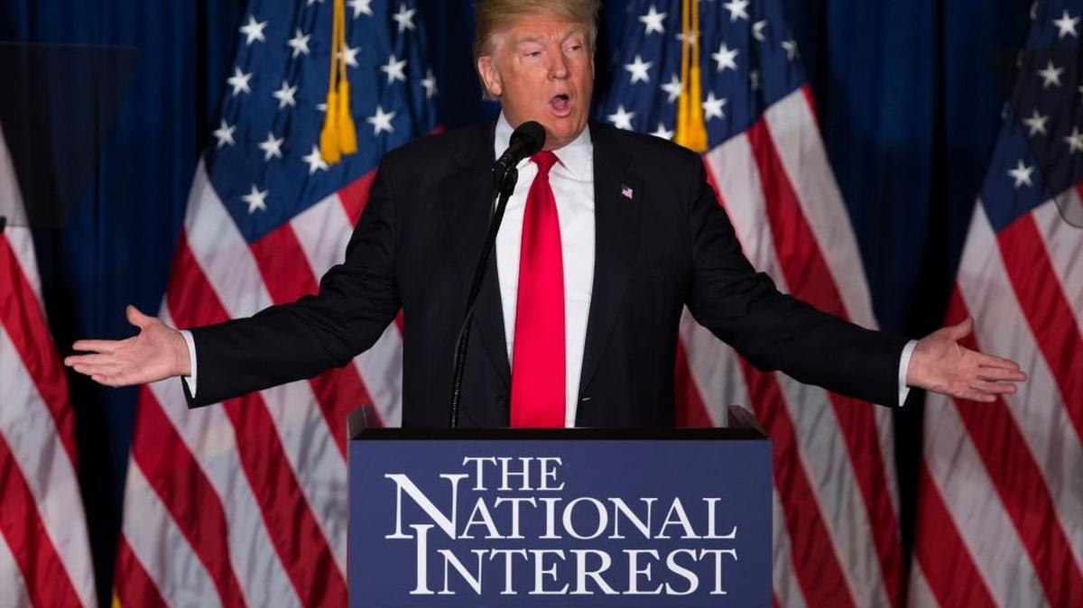 Donald Trump delivered a major foreign policy speech Wednesday in Washington, D.C.