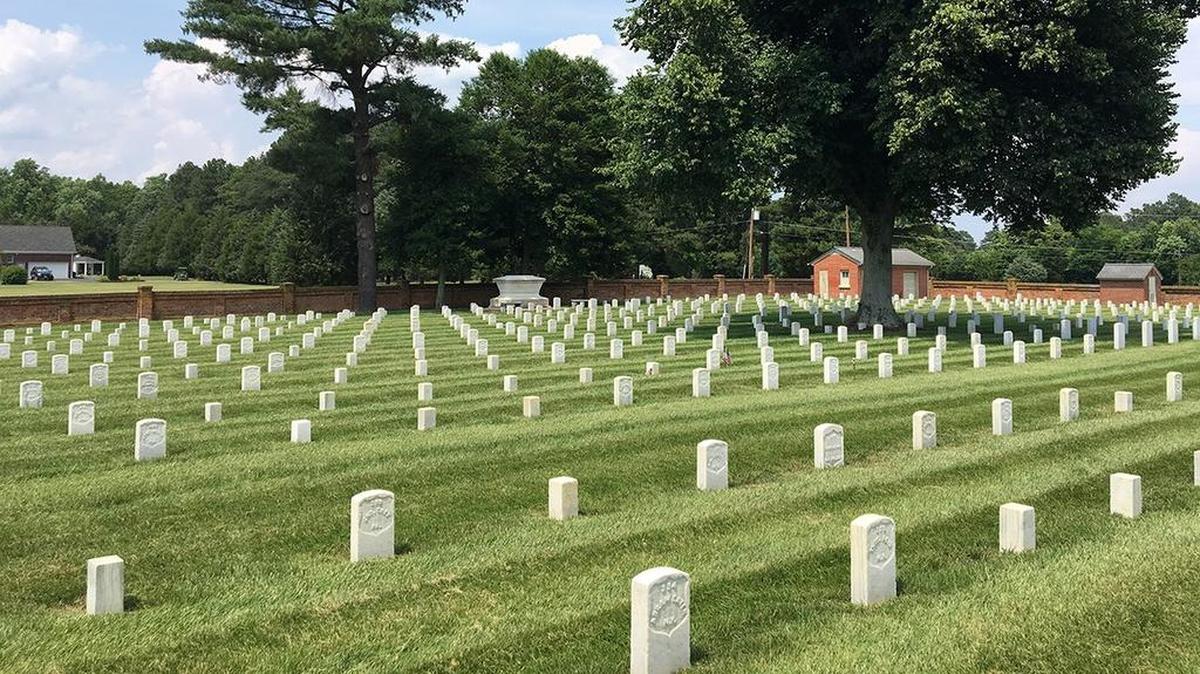 Cold Harbor National Cemetery in Richmond, Virginia