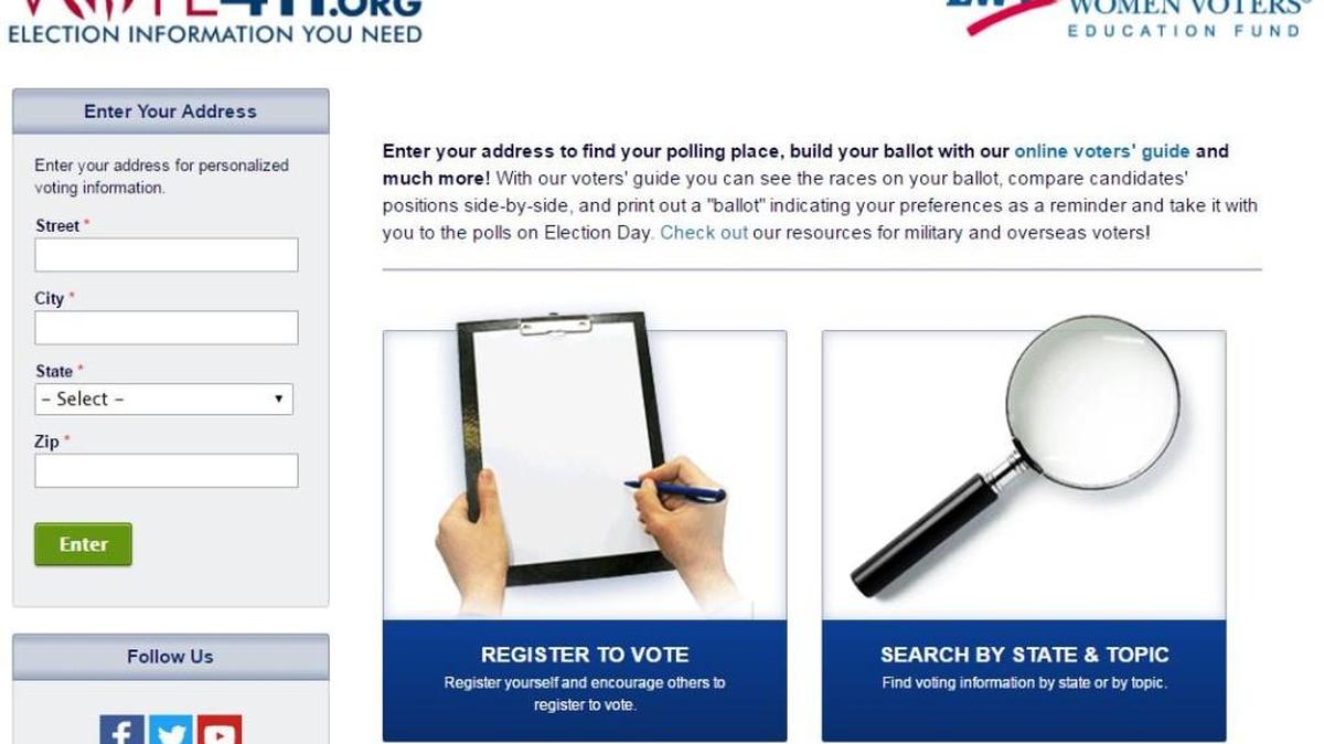 VOTE411.org is your one-stop shop for information about your own specific election.