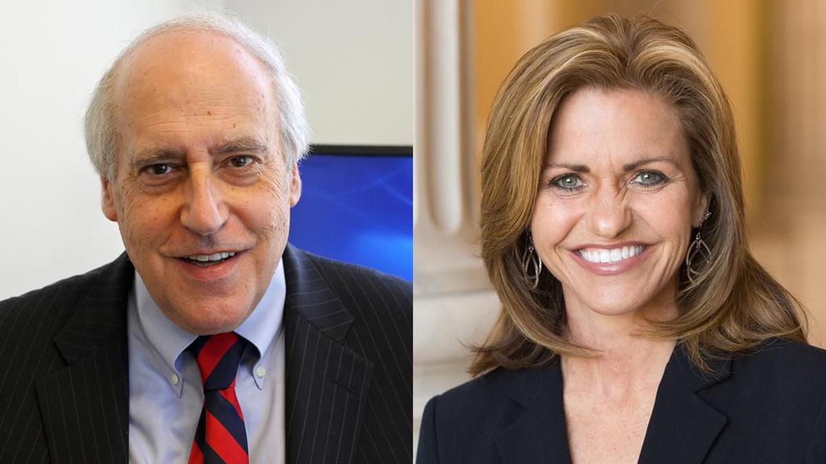 Dan Glickman and Lynn Jenkins, former U.S. representatives from Kansas