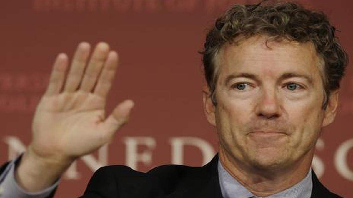 
Sen. Rand Paul at the Harvard Kennedy School. 

