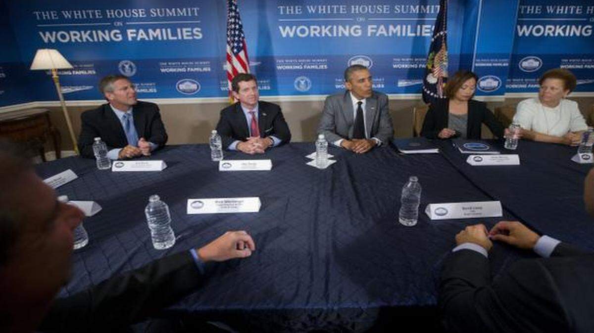 
President Barack Obama participated in the White House Summit on Working Families on June 23. 
