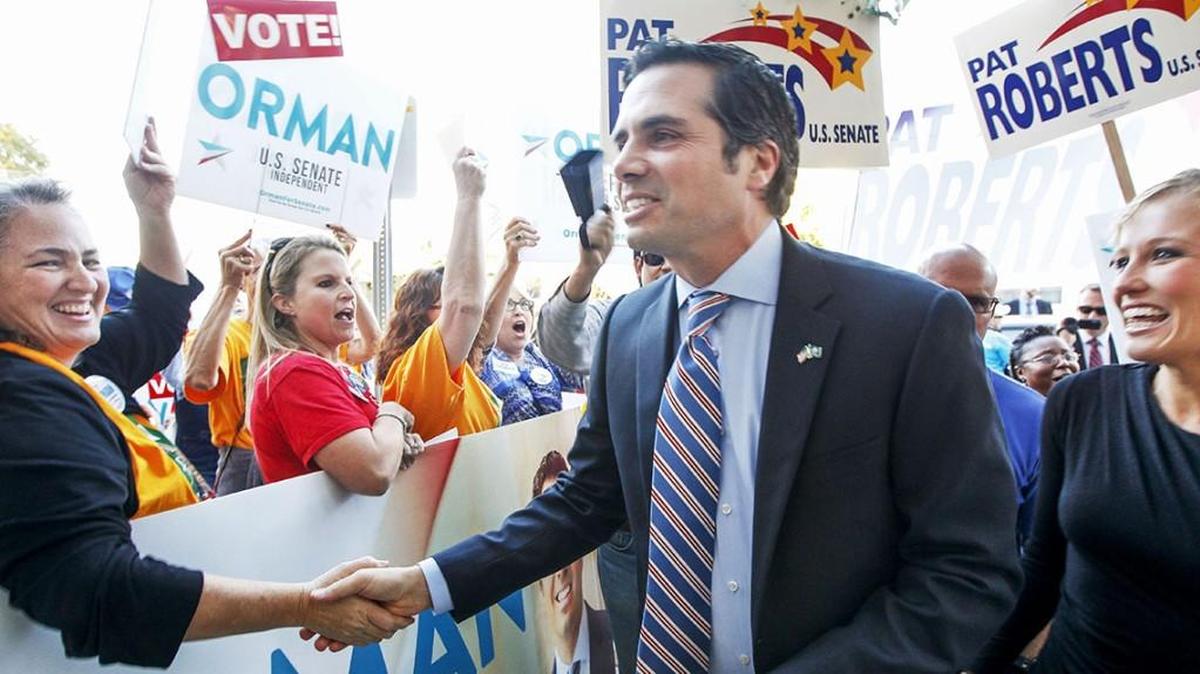 Independent candidate Greg Orman may shake things up in the race for Kansas governor.