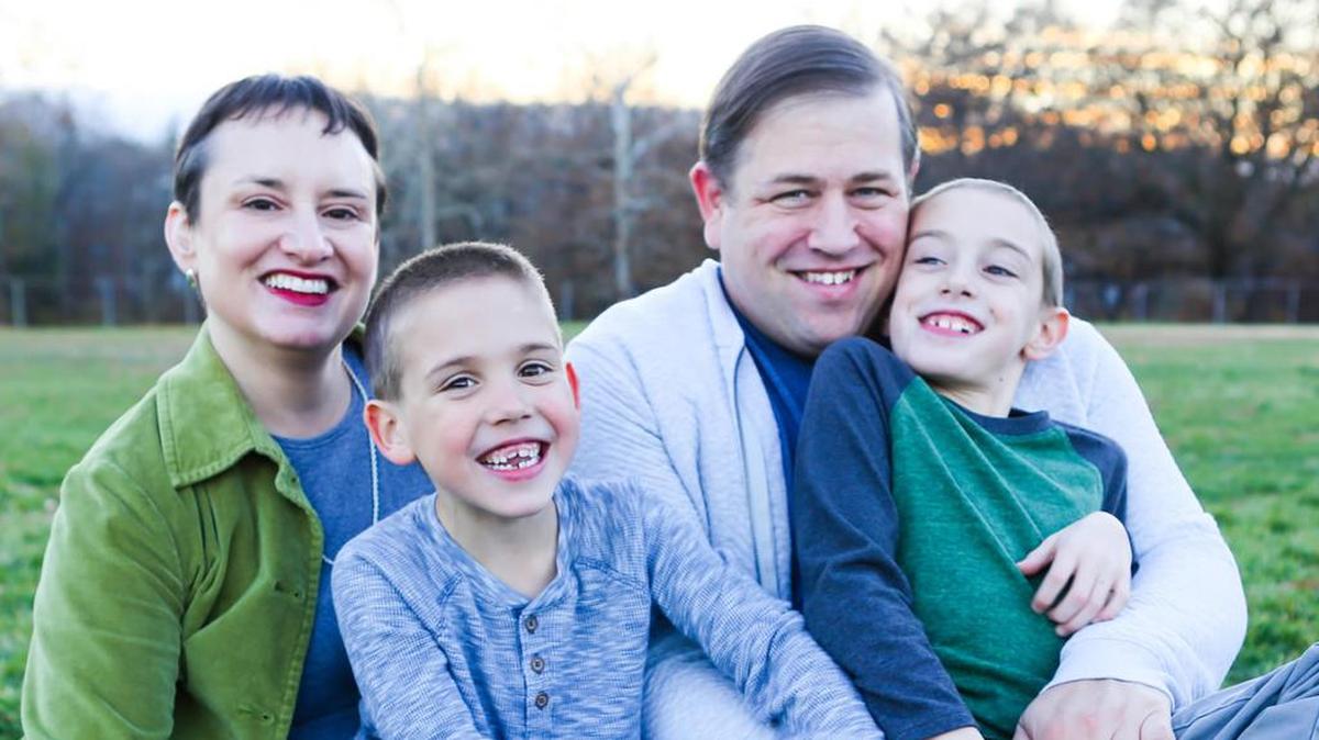 Missouri state Rep. Sarah Unsicker and her family