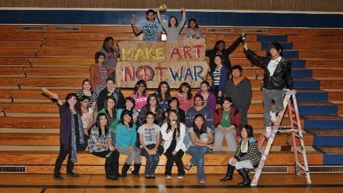
The Arts Club at Sumner Academy of Arts and Science in Kansas City, Kan.
