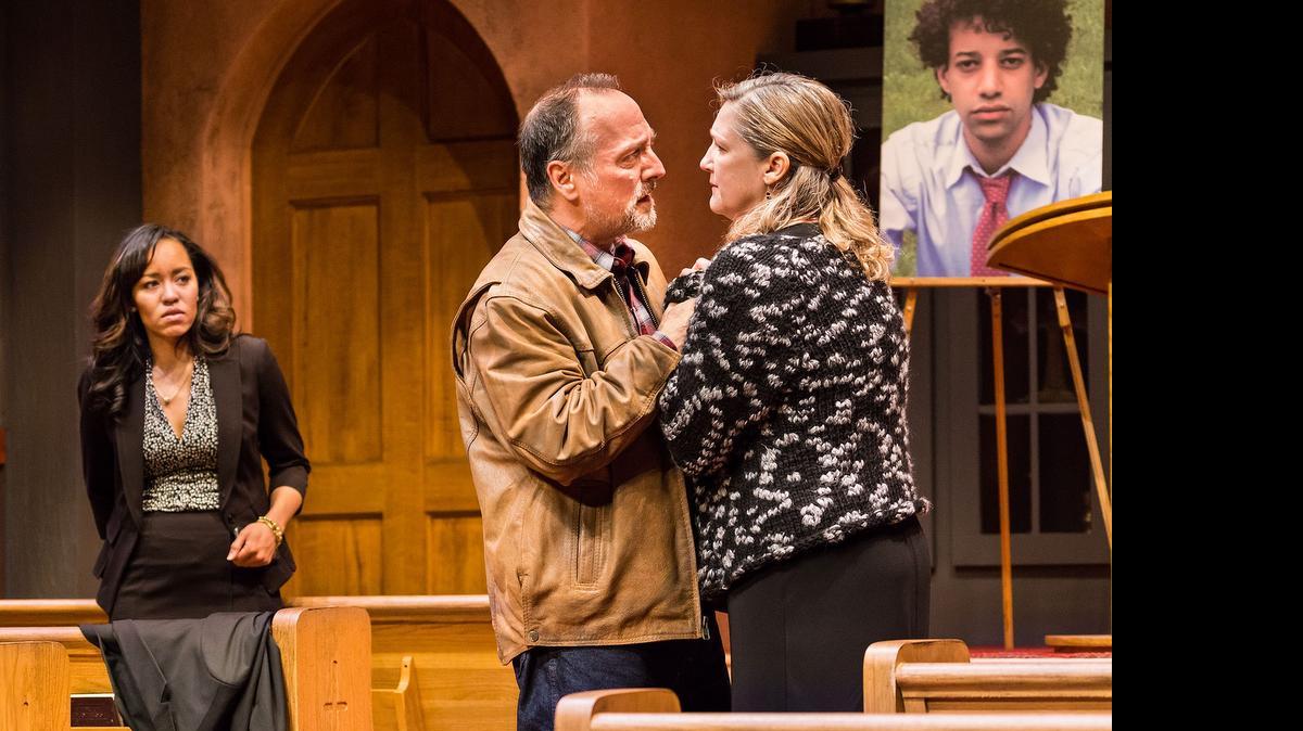 
A scene from Nathan Louis Jackson’s “Sticky Traps,” which opens May 1 at Kansas City Rep.
