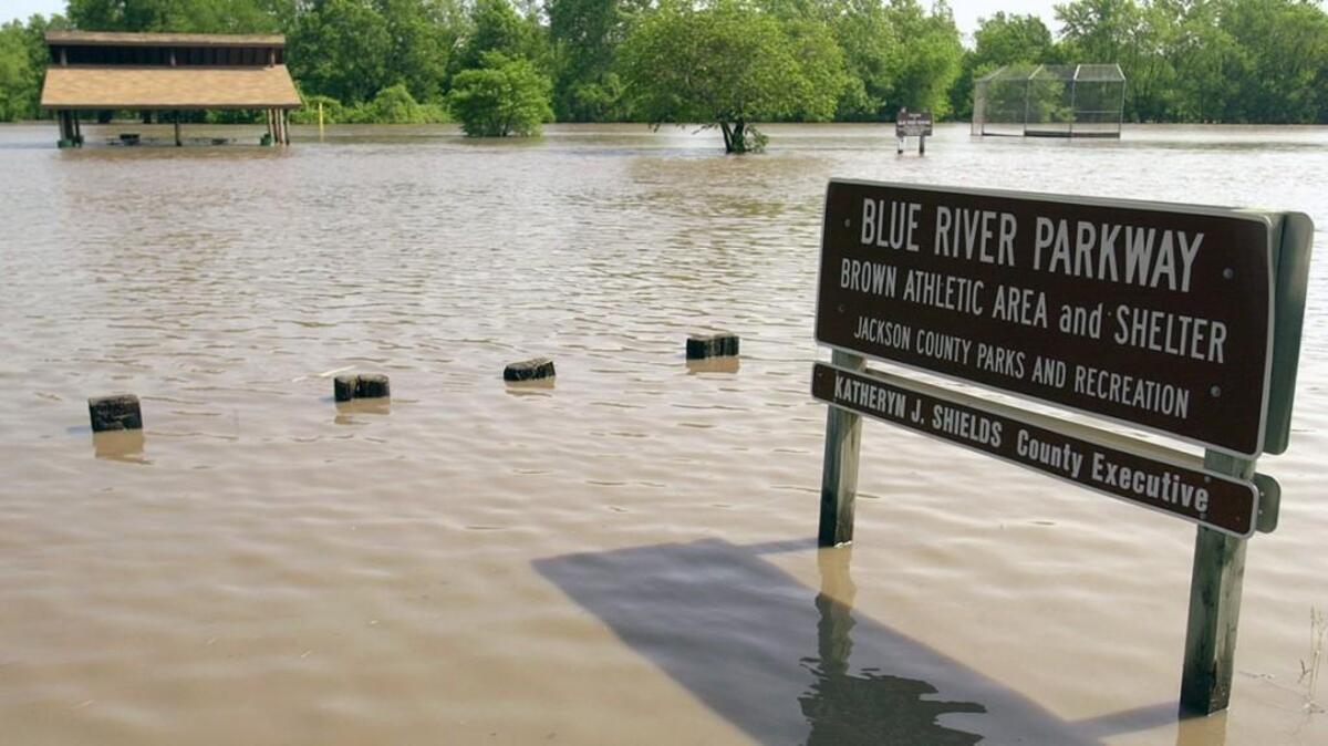 Congress and the Army Corps of Engineers are working to prevent flooding like when the Blue River overflowed its banks after heavy rains in 2004.