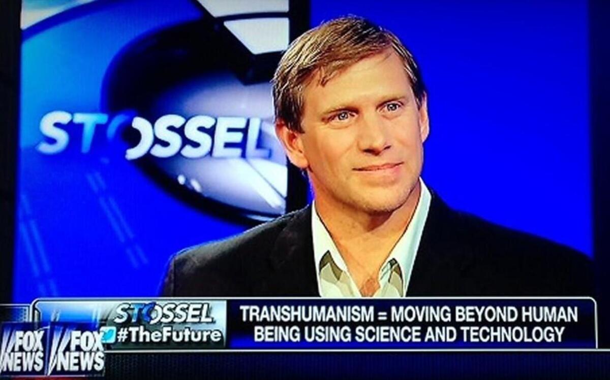 
Zoltan Istvan, running for president on a platform of immortality, appeared on Fox News.
