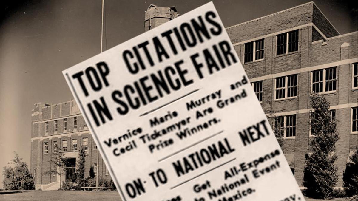 Vernice Murray of segregated Lincoln High School made the front page of The Star when she won the Science Pioneers contest and went to the national convention in 1963.