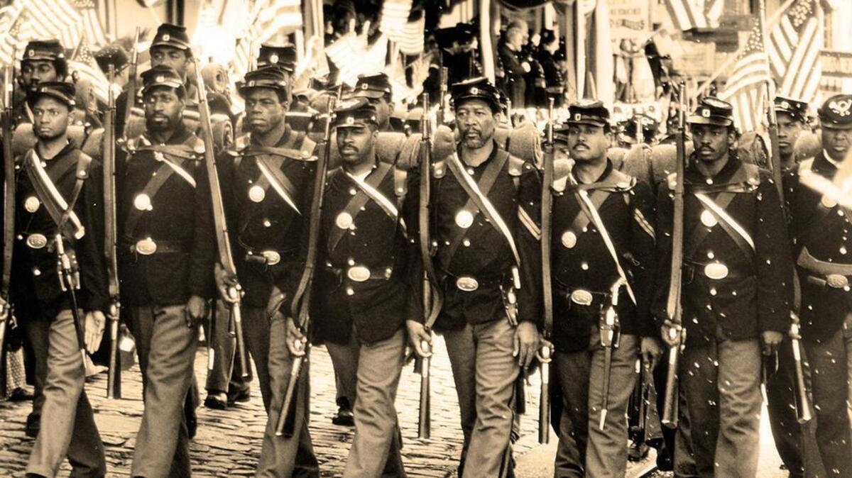 The 1989 movie “Glory” tells the story of the soldiers of the 54th Massachusetts Infantry Regiment.