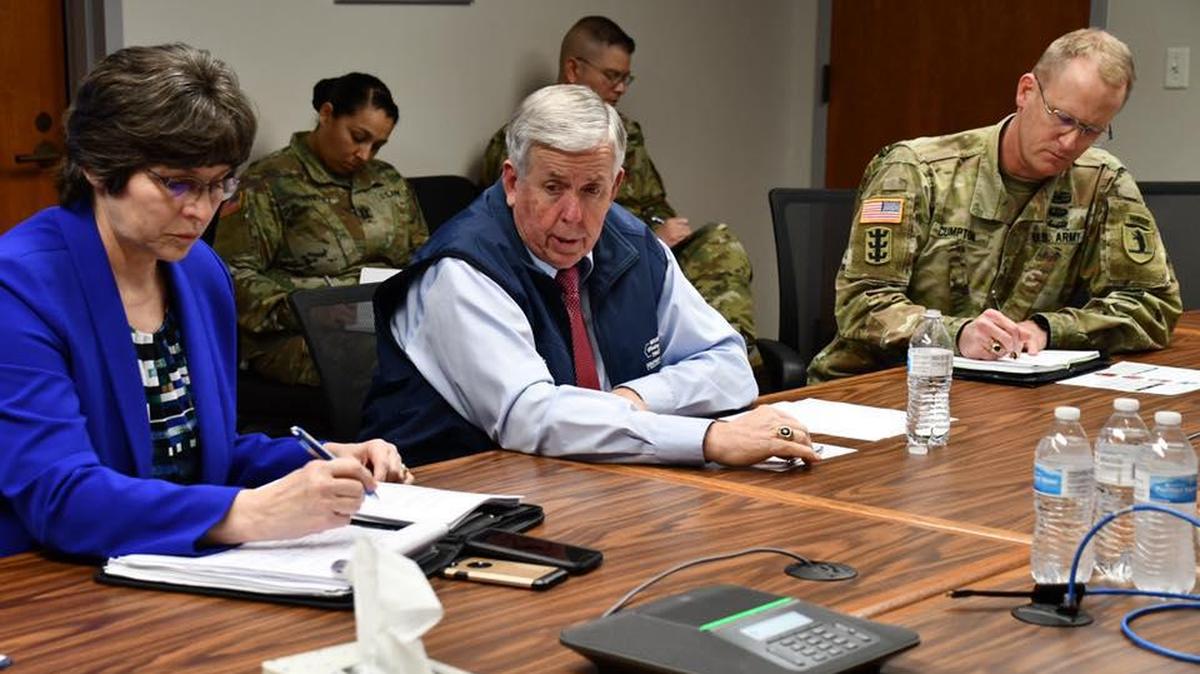 Missouri Gov. Mike Parson is taking the coronavirus threat seriously.