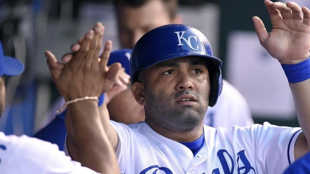 
Kendrys Morales is starting at first base on Thursday.
