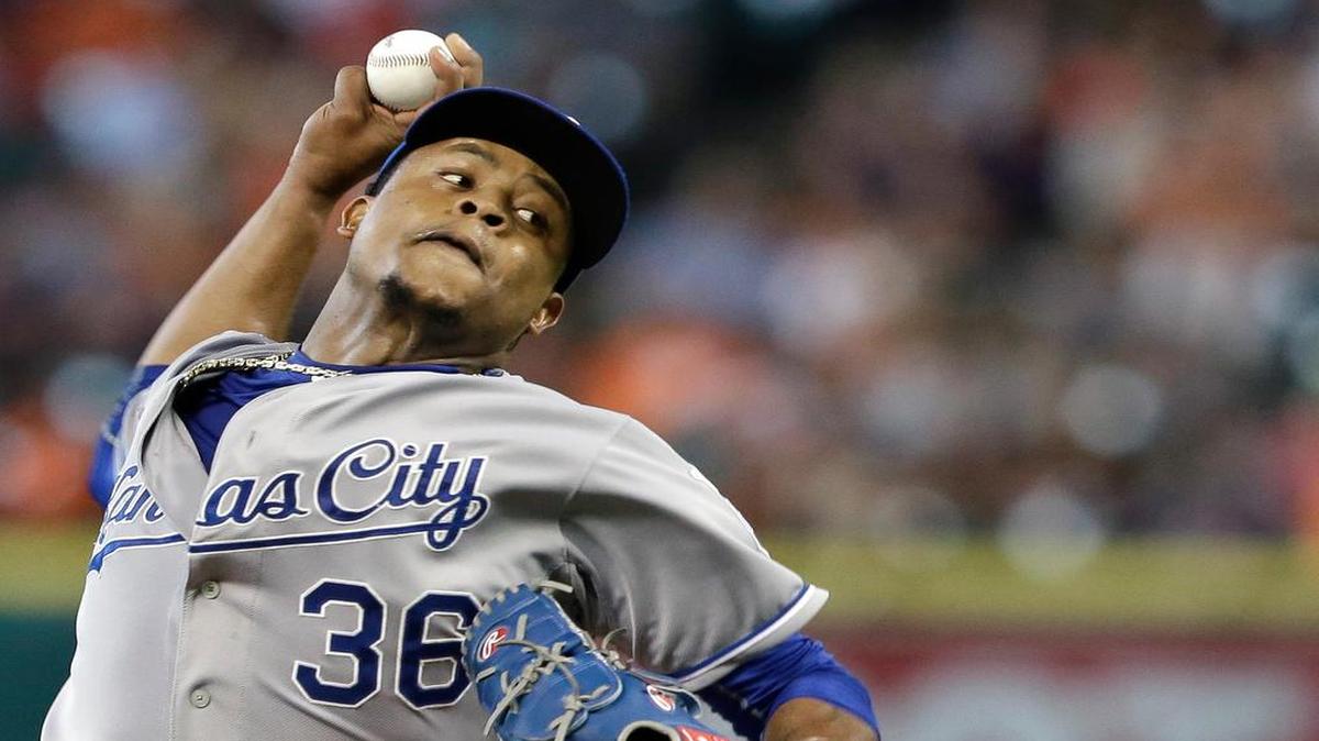 
Royals starting pitcher Edinson Volquez
