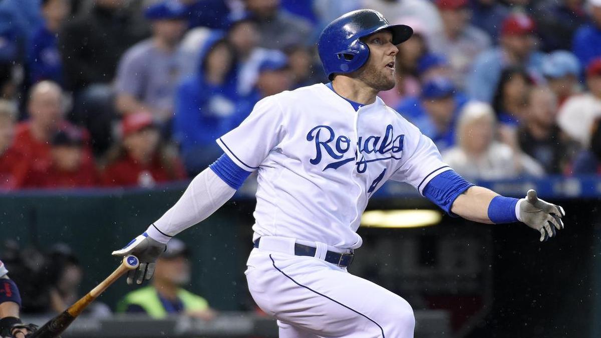 
Alex Gordon before his groin injury.
