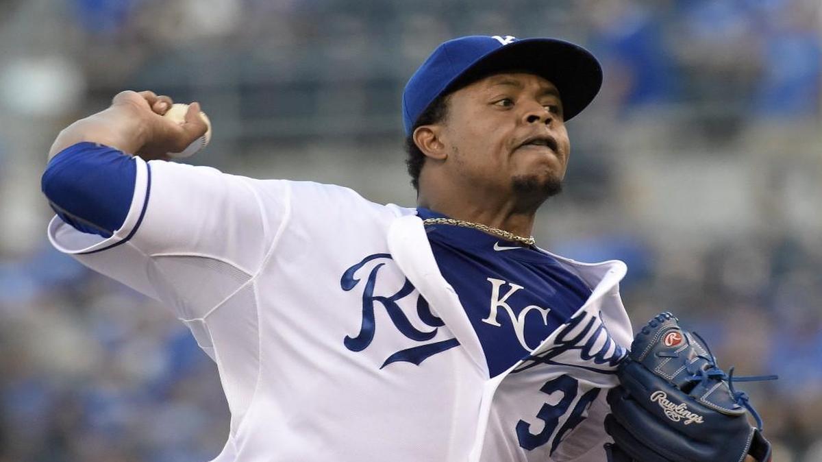 
Kansas City Royals starting pitcher Edinson Volquez.
