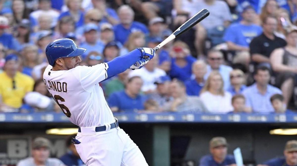 Kansas City Royals outfielder Paulo Orlando.