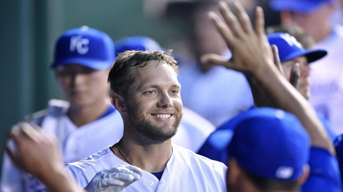 Kansas City Royals left fielder Alex Gordon.