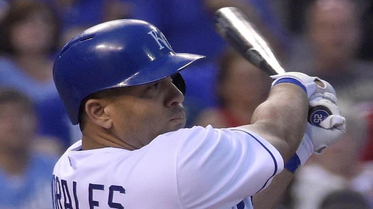 
Royals designated hitter Kendrys Morales
