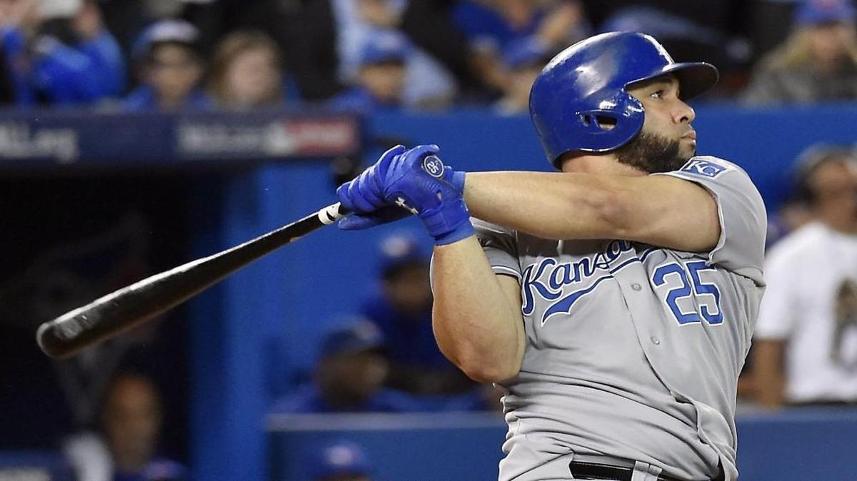 Kansas City Royals designated hitter Kendrys Morales.