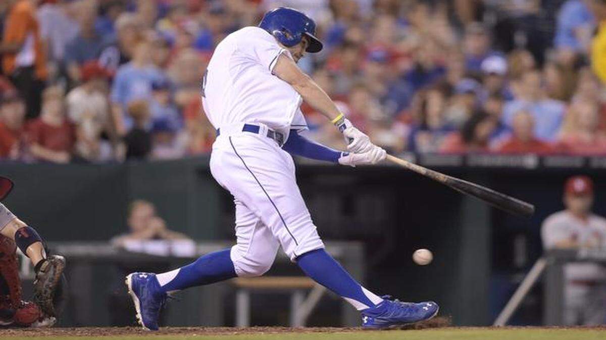 
The Royals Eric Hosmer struck out to end the sixth inning Wednesday against the Cardinals.
