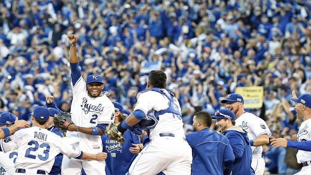 
The Royals celebrated after winning the ALCS last year.
