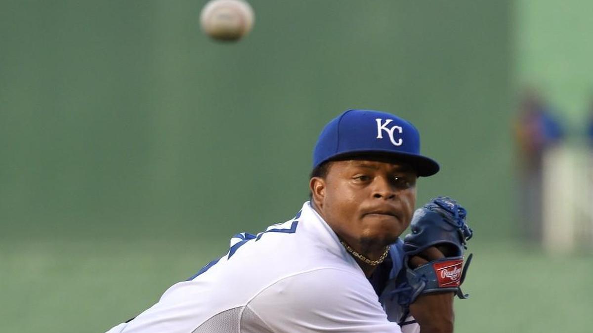 
Kansas City Royals starting pitcher Edinson Volquez.
