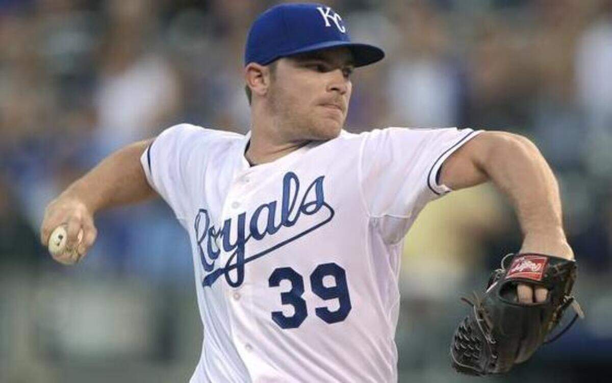 
Kansas City Royals starting pitcher Liam Hendriks.
