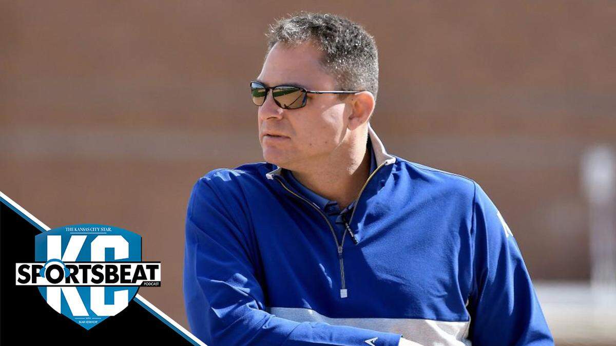 Kansas City Royals Vice President/Assistant General Manager-Player Personnel J.J. Picollo during Friday’s spring training workout in Surprise, Arizona.