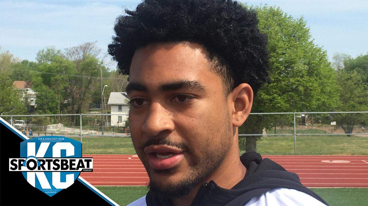 Alabama quarterback Bryce Young, expected to be the top selection in the 2023 NFL Draft in Kansas City, participated in a youth clinic at Central High.