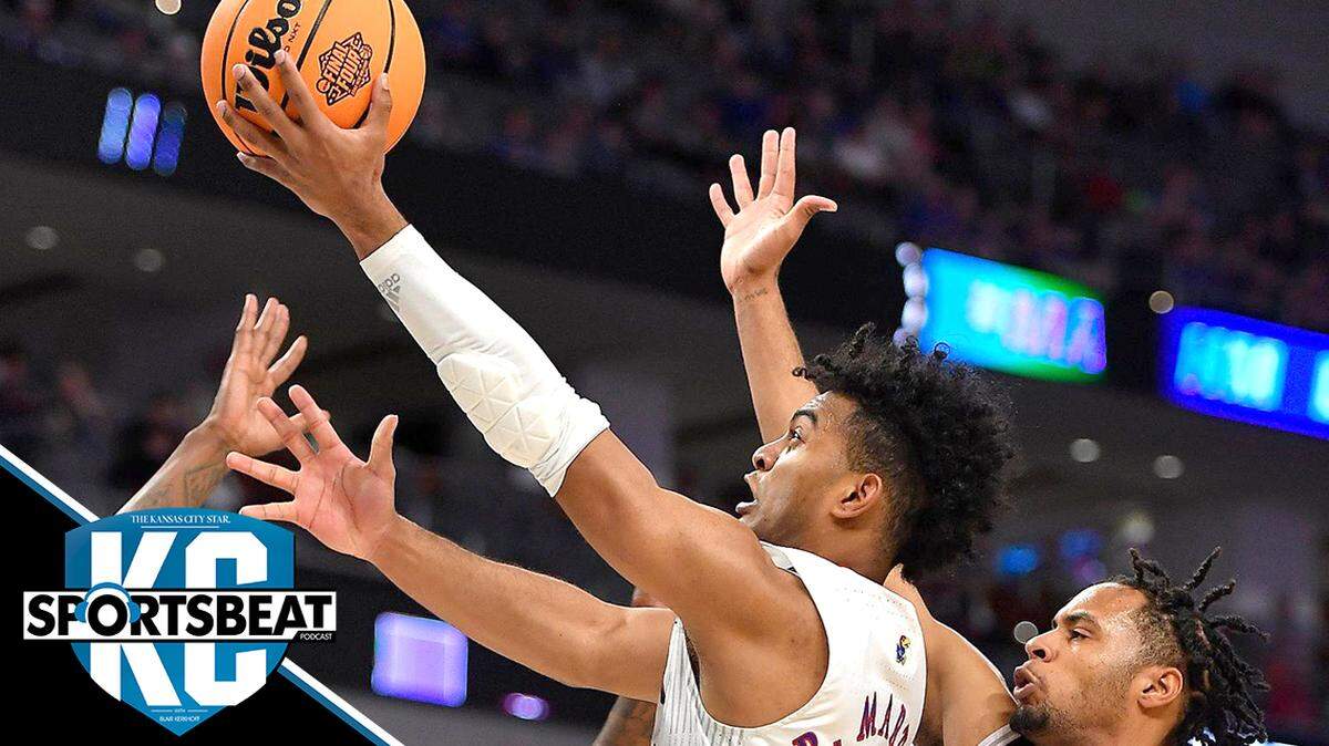 KU’s Remy Martin drives to the basket over Texas Southern’s Jordon Karl Nicholas and Bryson Etienne during the first half of Thursday night’s first round NCAA Tournament game in Fort Worth. KU beat Southern, 83-56.
