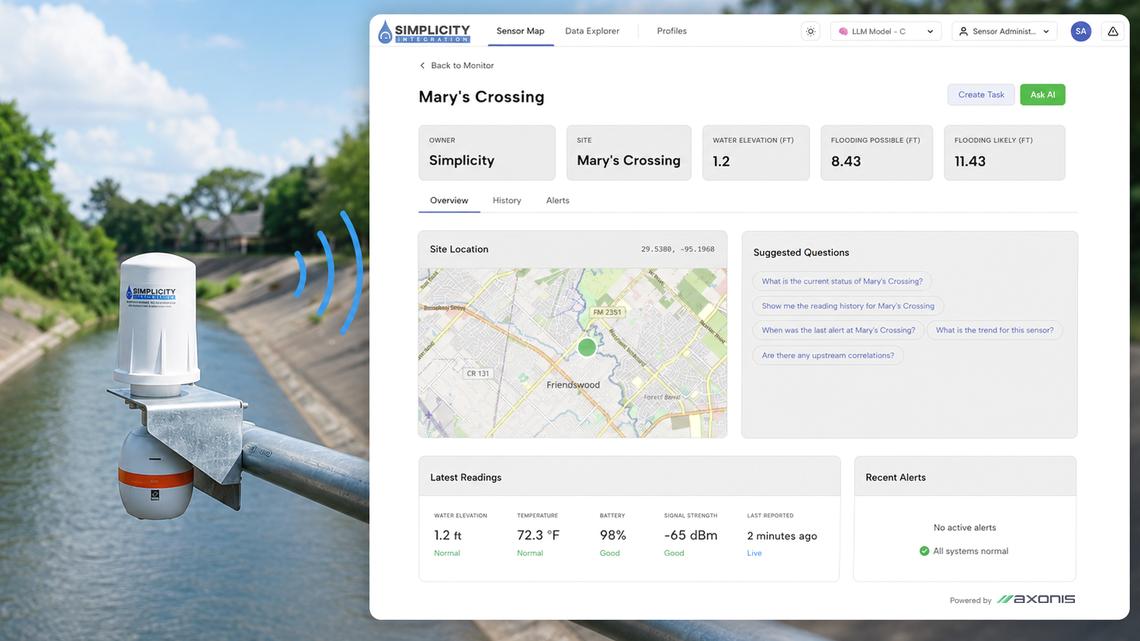 Axonis and Simplicity Bring AI-Powered Intelligent Flood Warning Systems to Texas 