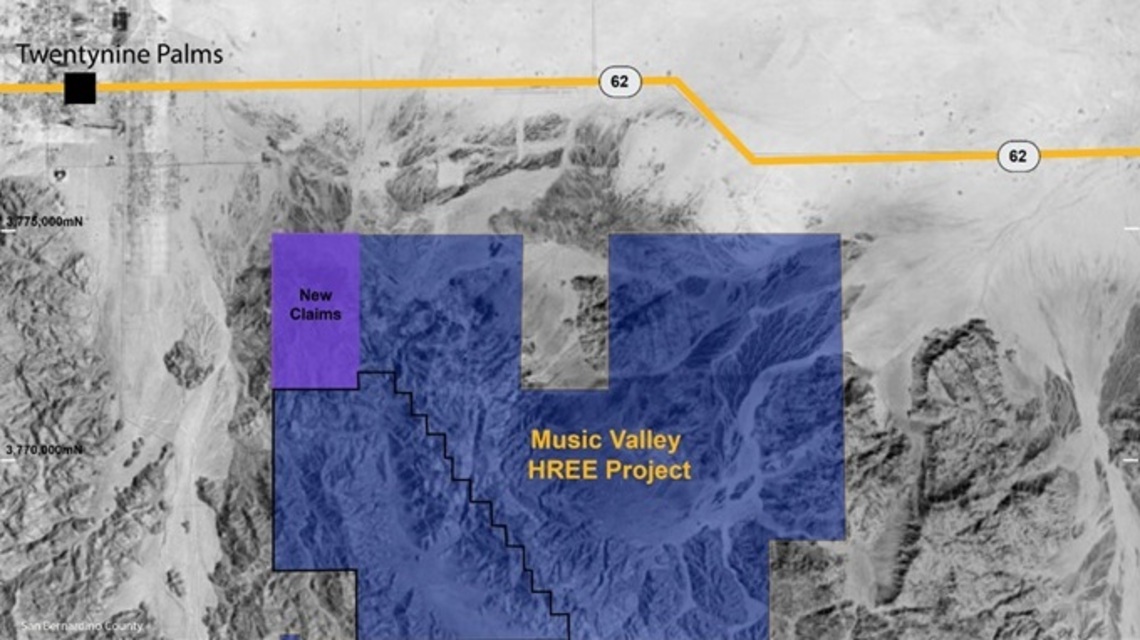 Dateline Expands Music Valley HREE Project 