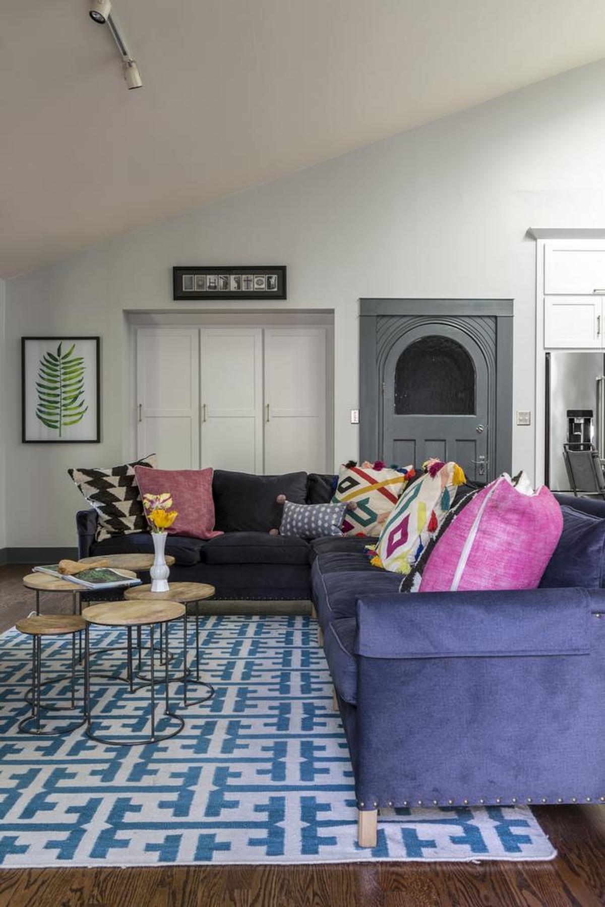 Nest Interiors is known for its bold use of colors and prints.