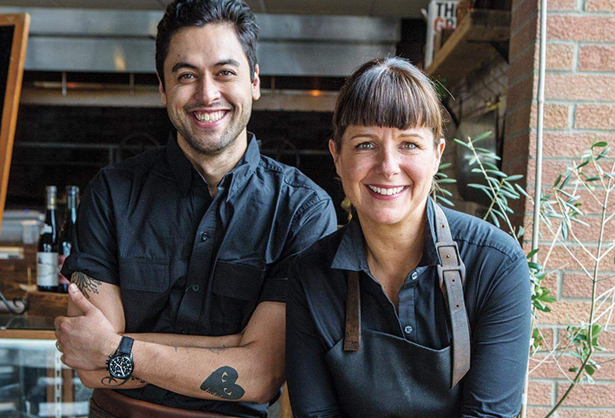 Restauranteurs Amante Domingo and Heather White.