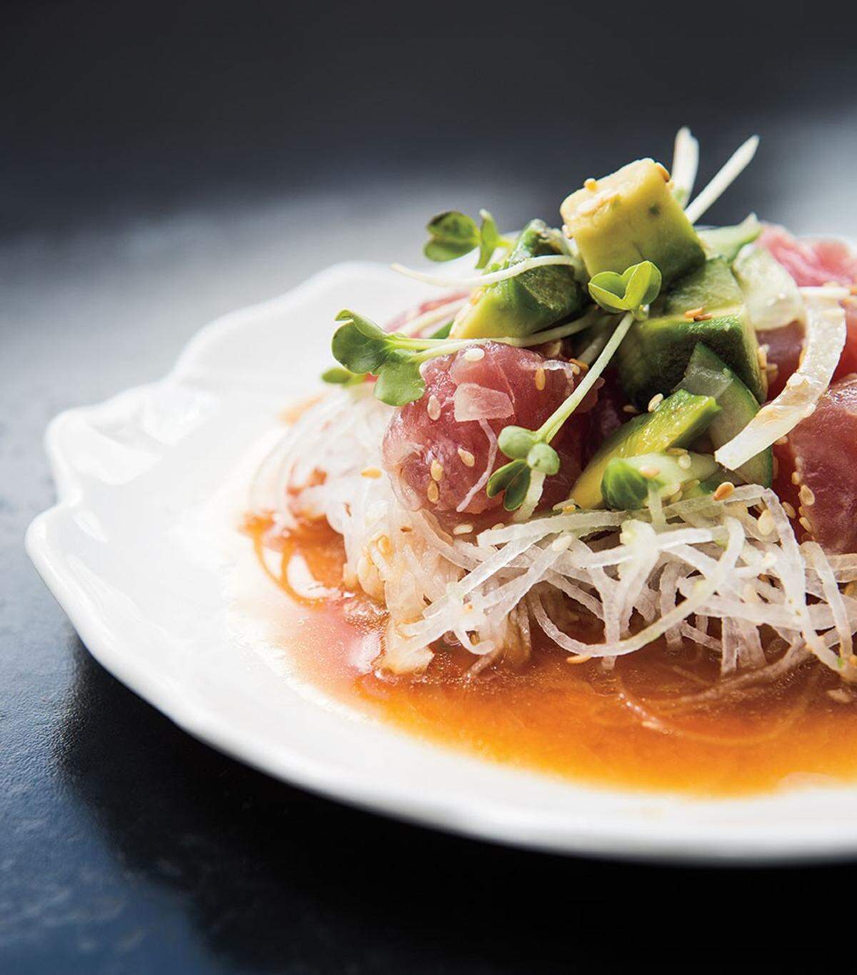 Bob Wasabi’s poké appetizer.