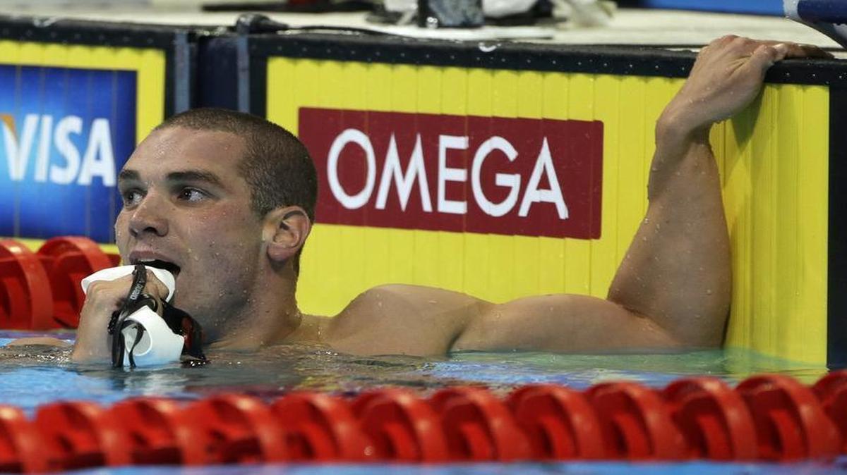 
Bobby Bollier at the U.S. Olympic swimming trials in 2012.
