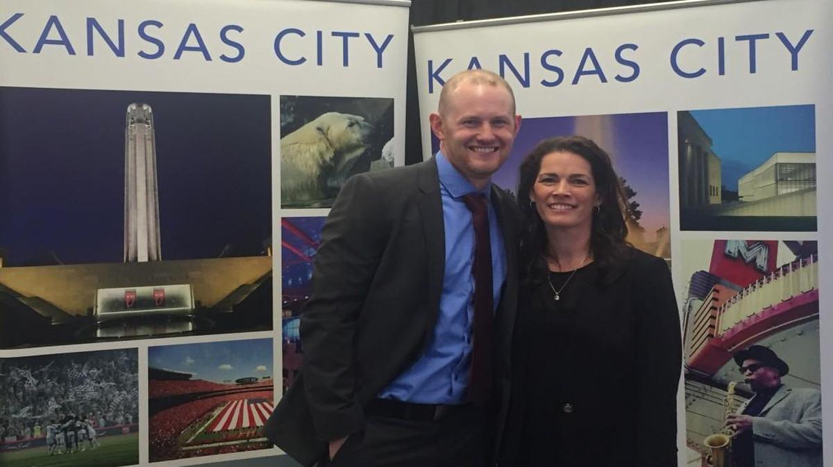Kansas City native John Coughlin continues to rub shoulders with the biggest names in the world of figure skating, including fellow former performer Nancy Kerrigan.