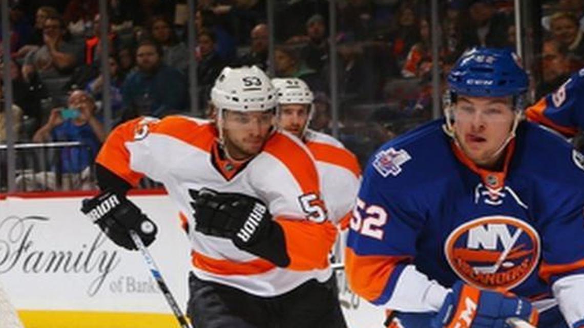 Ross Johnston became the first former Mavericks player in team history to play in the NHL on Sunday, when he played for the New York Islanders.