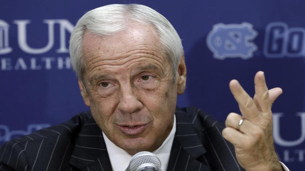 
North Carolina coach Roy Williams.
